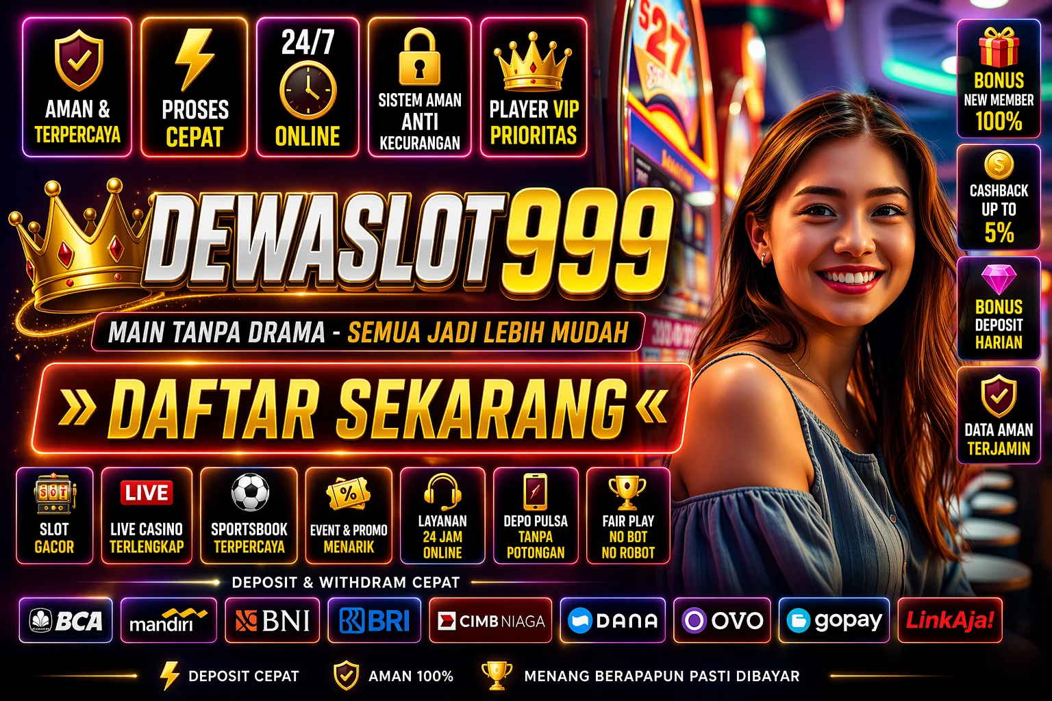 Dewaslot999 : Panduan Cerdas Menikmati Hiburan Game Digital Dewa Slot 999